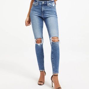 Good American skinny leg jeans